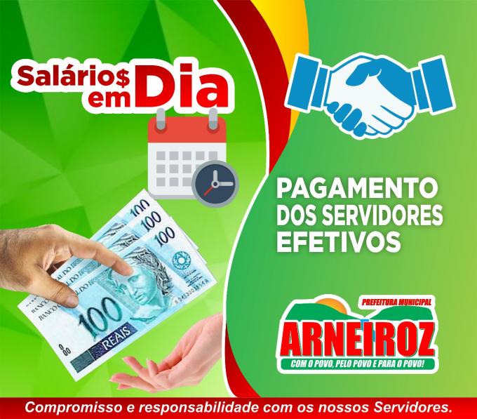 Pagamentos em dias.