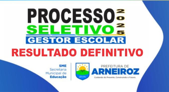 Resultado Definitivo Processo Seletivo Simplificado - Edital 002/2025