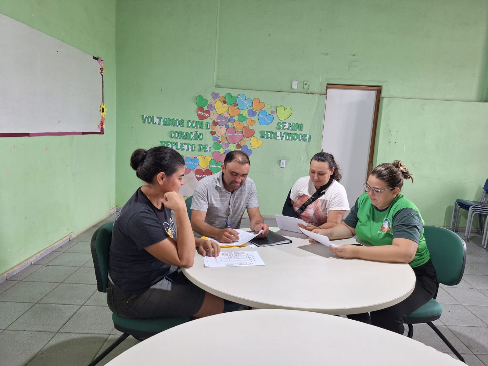Foto da Reunião de Membros do Conselho CACS/FUNDEB