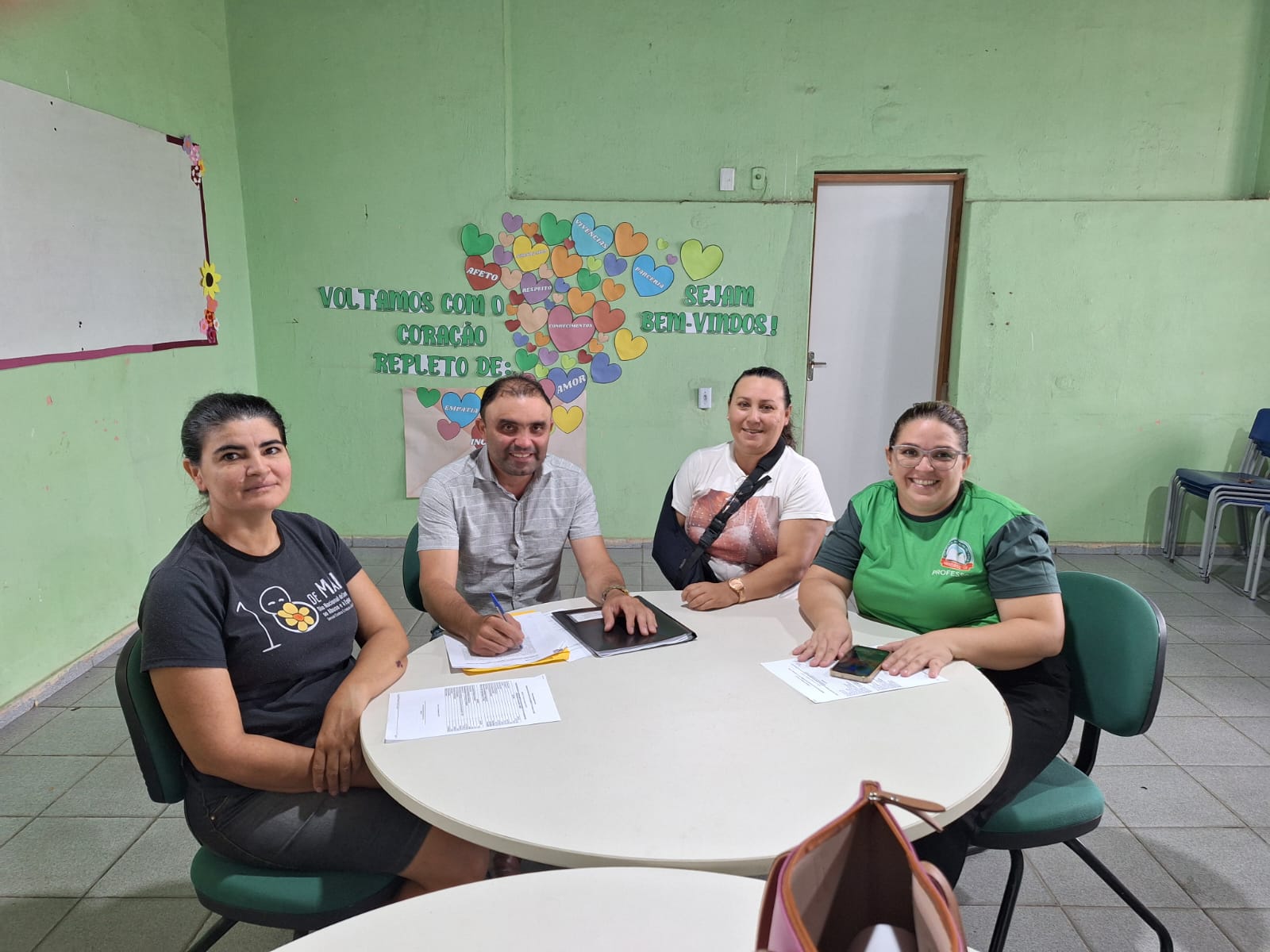 Foto da Reunião de Membros do Conselho CACS/FUNDEB