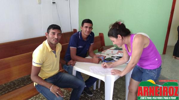 Foto 6 — Cadastramento do Garantia Safra no Município de Arneiroz.