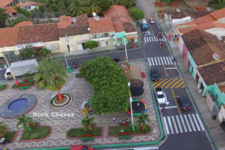 Pintura das faixas  nos trechos asfaltados