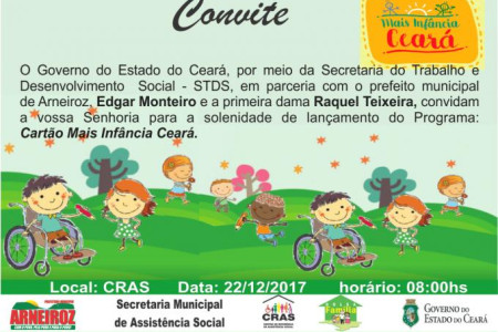 Cartão Mais Infância Ceará