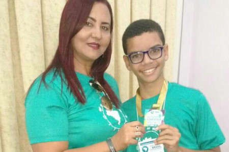 Aluno Murilo está na final.