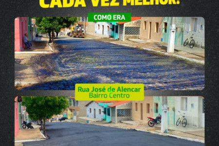 Mais pavimentação Asfaltica em Arneiroz