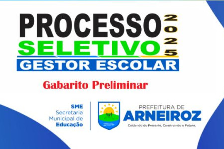 Gabarito Preliminar edital 02/2025