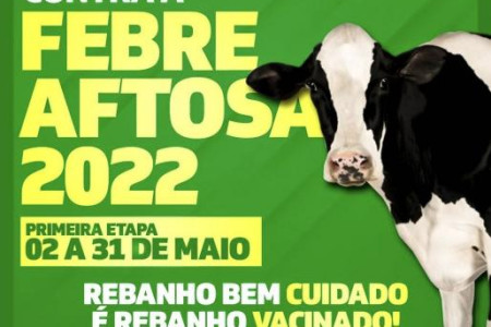 Está aberta a Campanha de Vacinação  Contra Febre AFTOSA