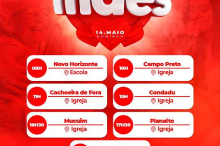 COMEMORAÇÃO DIA DAS MÃES