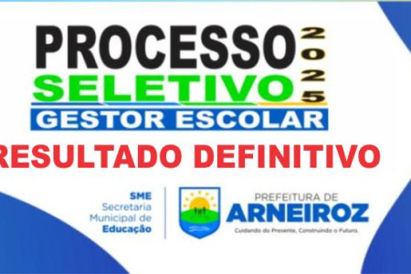 Resultado Definitivo Processo Seletivo Simplificado - Edital 002/2025
