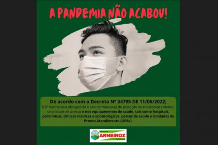 VAMOS PODEMOS DESCUIDAR. A PANDEMIA NÃO ACABOU...