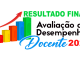 RESULTADO FINAL DA AVALIAÇÃO DOCENTE 2025